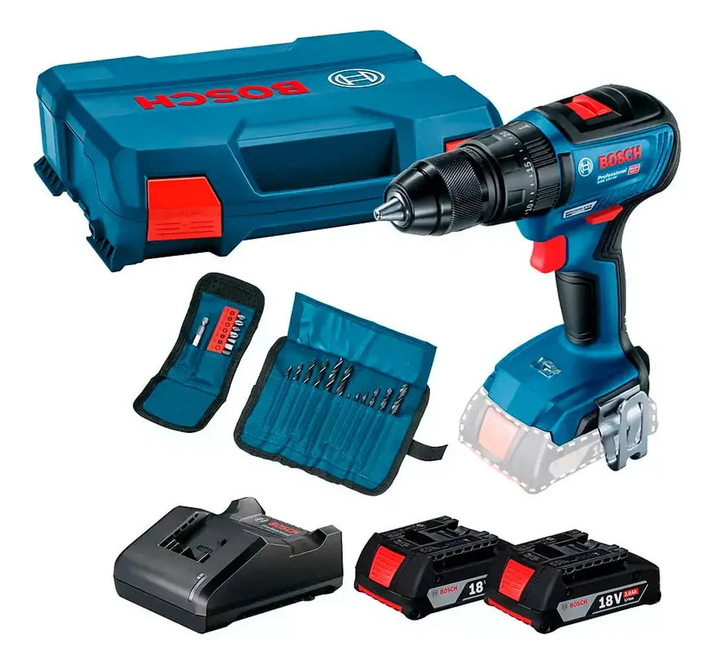 2. Bosch GSB 18V-50 (O Combo Profissional Completo)